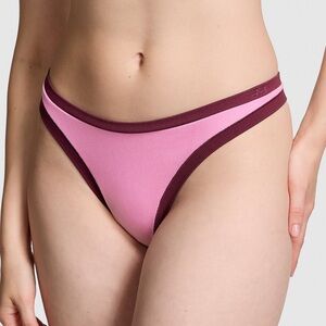 VS PINK SEAMLESS HIGH LEG THONG PANTY XL or XXL NWT